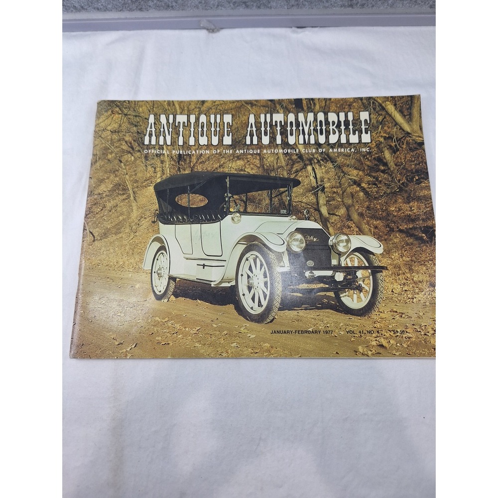 Antique Automobile Magazine Jan-Feb 1977 Vol 41 No 1 AACA 1914 Cadillac Cover